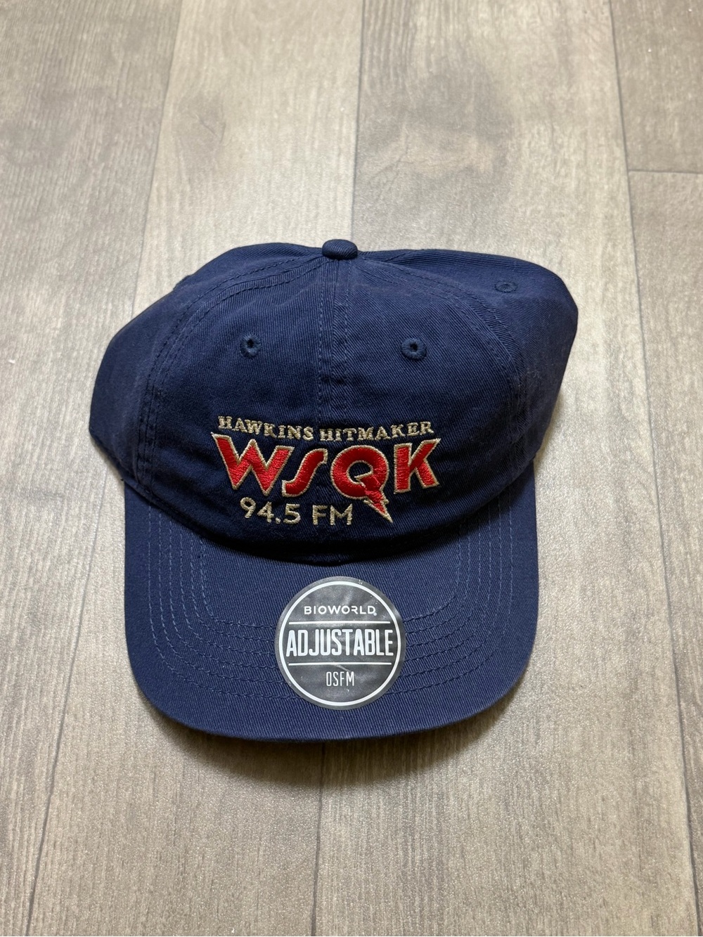 NEW 2025 Stranger Things Snapback Official Merchandise HAWKINS WSQK 94.5 Unisex